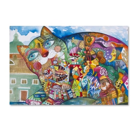 Oxana Ziaka 'Carnival Venice' Canvas Art,16x24